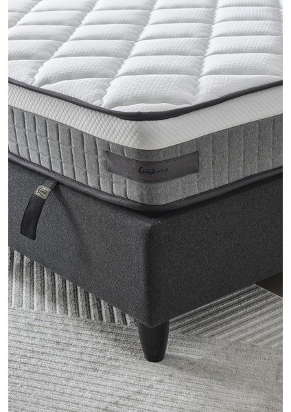 Gisele Modeli Çift Kişilik Pedli Paket Yaylı Full Ortopedik Antibakteriyel Yatak modelleri