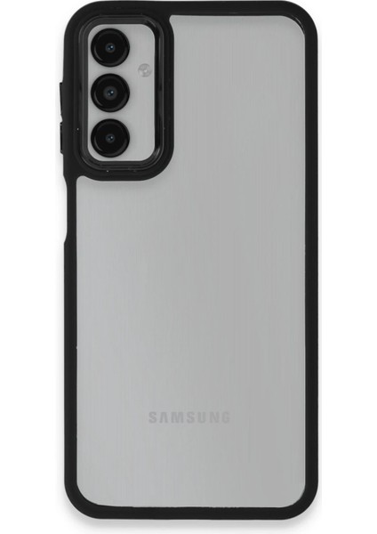 Samsung Galaxy A24 4g Elegant Clear Case (Şeffaf Kılıf) - Stylish Protective Cover - Siyah