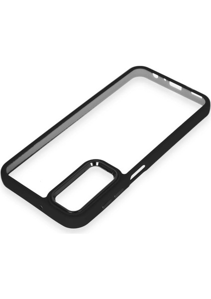 Samsung Galaxy A24 4g Elegant Clear Case (Şeffaf Kılıf) - Stylish Protective Cover - Siyah fırsatları