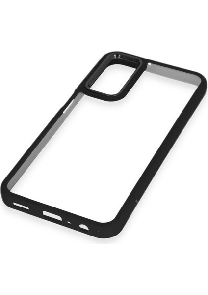 Samsung Galaxy A24 4g Elegant Clear Case (Şeffaf Kılıf) - Stylish Protective Cover - Siyah indirimleri