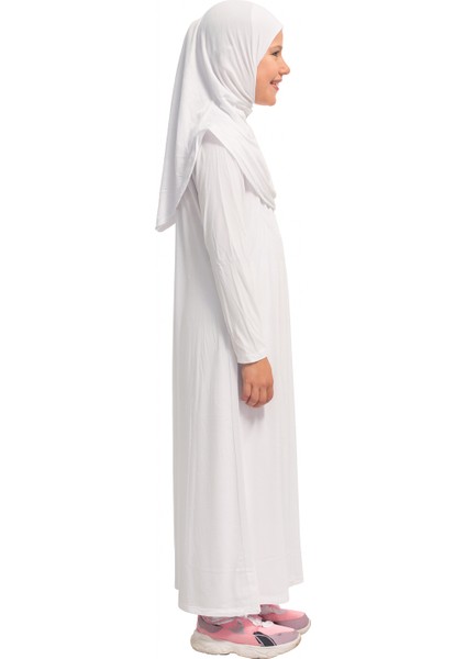 Kendinden Başörtülü Çocuk Penye Namaz Elbisesi – 9-10-11 YAŞ/110 Cm| Kız Çocuk Için Namaz Kıyafeti indirimleri