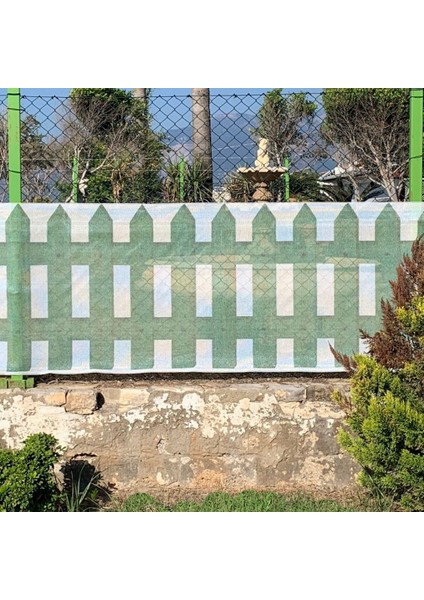 Baskılı Balkon Çit Filesi 1m x 5m Model A - Cırt Kelepçe Hediyeli fiyatları