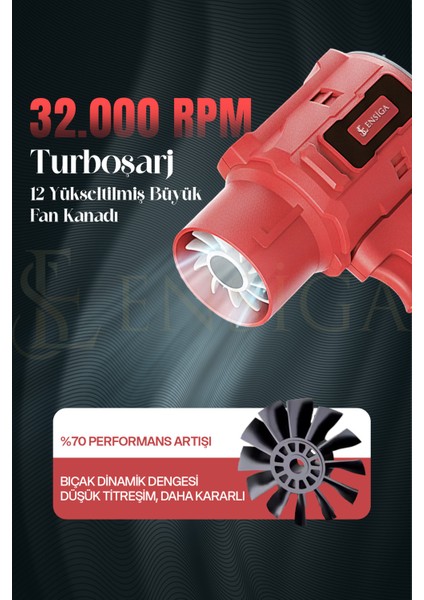 32.000RPM Ahv-18 Hava Üfleyici Turbo Fan