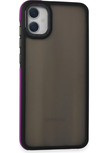 Samsung Galaxy A05 Hybrid Shield Silikon Kılıf – Esnek, Hafif & Şık Koruyucu Kapak - Derin Mor