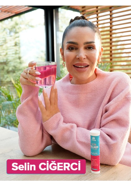 Ultra Collagen Efervesan Tablet 20 Adet Hidrolize Kolajen C Vitamini Biotin Q10 Yetişkinler İçin fırsatları