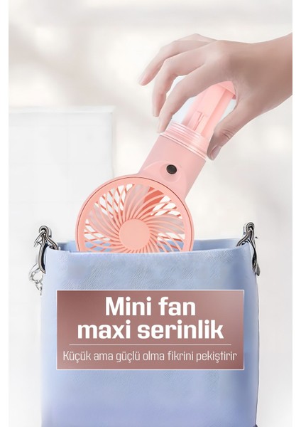 Su Püskürtmeli Serinletici Sprey El Fanı (Mavi/pembe/yeşil) fırsatları