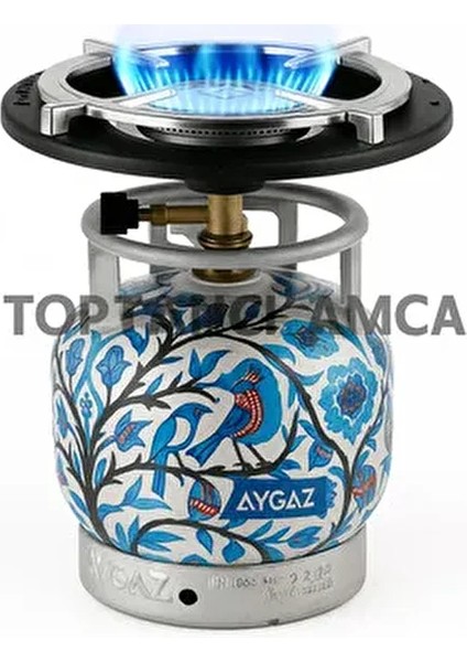 Güçlendirilmiş Ocak Kamp Mutfağı Sağlam Kamp Ocak Tüp Başlığı Dar Piknik Tüp 7 cm