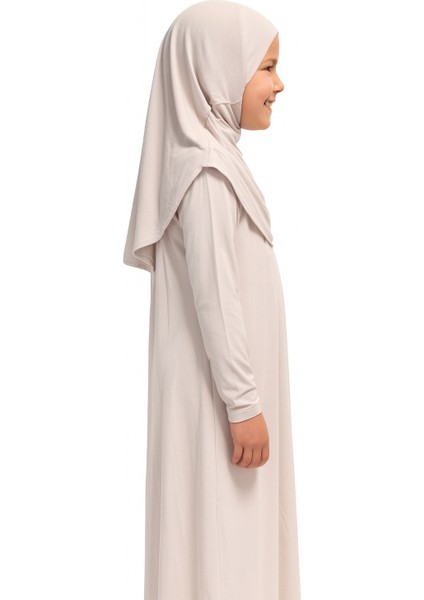 Kendinden Başörtülü Çocuk Penye Namaz Elbisesi – 9-10-11 YAŞ/110 Cm| Kız Çocuk Için Namaz Kıyafeti indirimleri