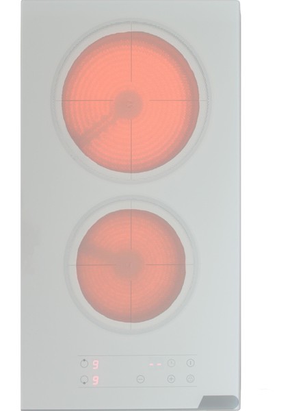 Beyaz Ikili Vitro Seramik Ankastre Elektrikli Domino Ocak fiyatları