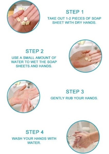 Renkli Mini Kağıt Sabun Kutusu – 100 Yaprak Parfümlü, Tek Kullanımlık Taşınabilir El Sabunu indirimleri