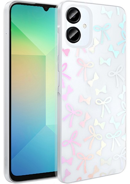 Galaxy A06 Kılıf Şeffaf Figürlü Zore Folk Sert Kapak - Fiyonk