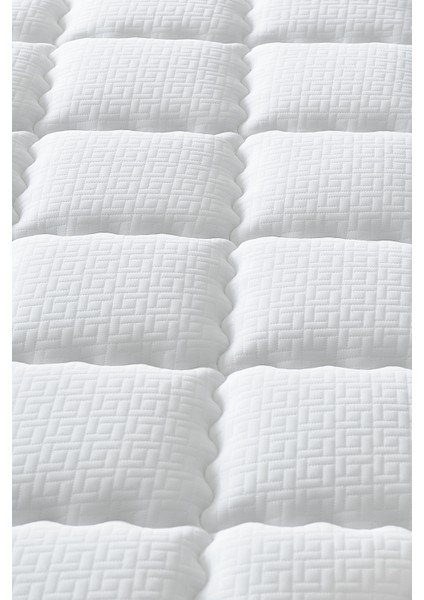 Gisele Modeli Tek Kişilik Antibakteriyel Pedli Yatak Full Ortopedik Paket Yaylı Yatak modelleri