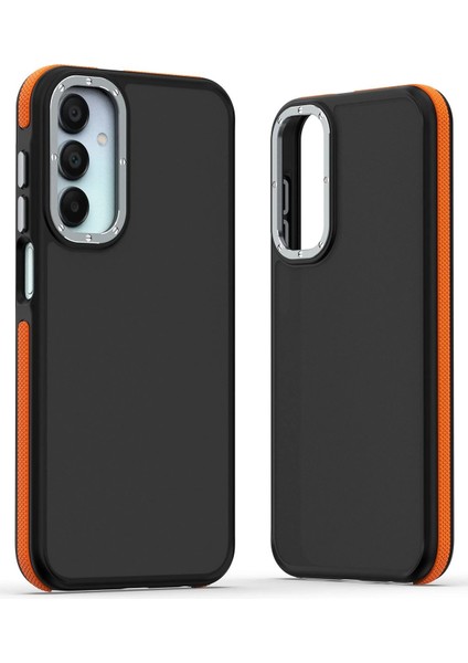 Samsung Galaxy A25 5g Hybrid Shield Silikon Kılıf – Esnek, Hafif & Şık Koruyucu Kapak - Turuncu fırsatları