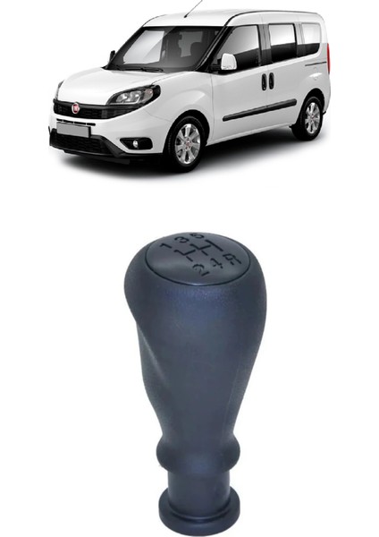 Fiat Doblo 2010-2022 Vites Topuzu Siyah 5 Ileri Manuel 55345816