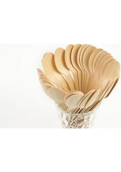 10 Adet Tahta Kaşık - 160MM