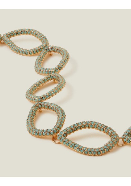 Encrusted Teardrop Collar Green modelleri