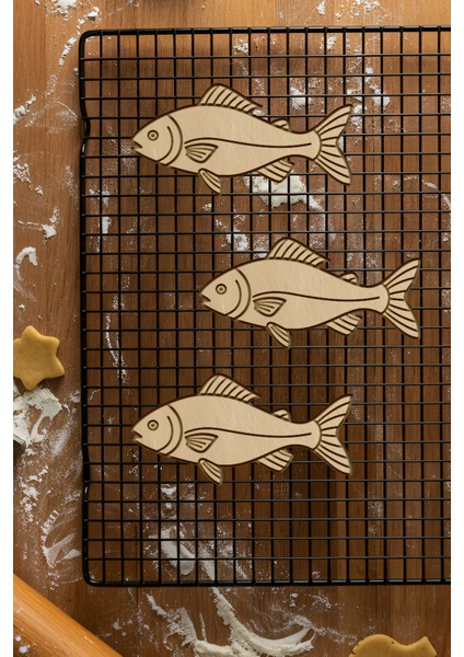 Balık Kurabiye Kalıbı, Hamur Şekillendirici, Bisküvi Kalıbı, Kolay Kesim Ucu fiyatları