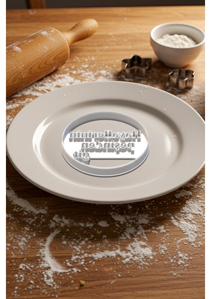 Hayallerinin Peşinden Git Kurabiye Kalıbı, Hamur Şekillendirici, Bisküvi Kalıbı, Kolay Kesim Ucu modelleri