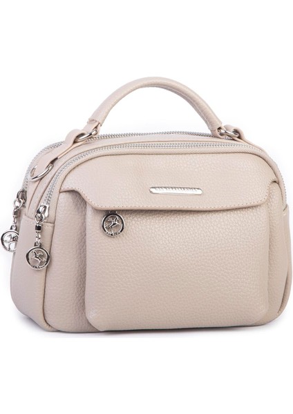 Kadın Çok Gözlü Mini El ve Çapraz Çanta Kum Victoria fiyatları