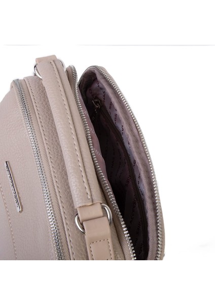 Kadın Çok Gözlü Mini El ve Çapraz Çanta Kum Victoria fırsatları