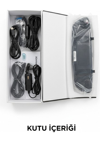 3g Android Gps Navigasyonlu Dikiz Aynası | Hd Dokunmatik Ekran, Çift Kamera, Wifi & Bluetooth modelleri