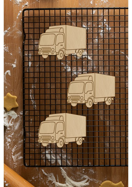 Kamyon Kurabiye Kalıbı, Hamur Şekillendirici, Bisküvi Kalıbı, Kolay Kesim Ucu fiyatları