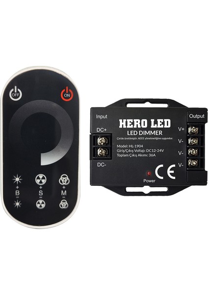 36A Dokunmatik Touch LED Dimmer Uzaktan Kumanda ve Kontrol Cihazı