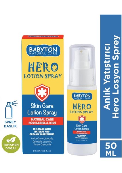 Anlık Yatıştırıcı Hero Losyon Sprey 50 ml