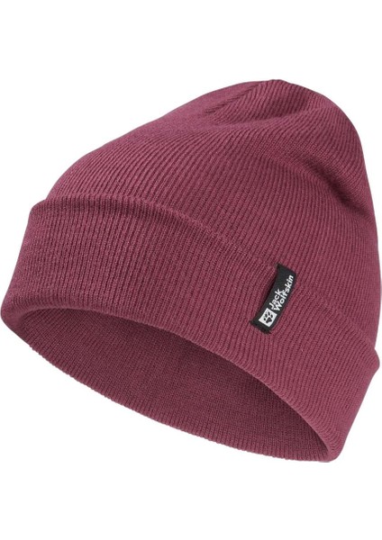 Rib Beanie Unisex Pembe Bere