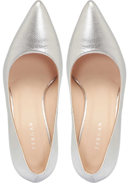 Platin Hakiki Deri Kadın Stiletto - K24S1AY67599-U2M indirimleri