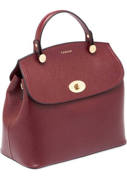 Bordo Hakiki Deri Kadın El Çantası - S25Y1BC79121-M71 fiyatları