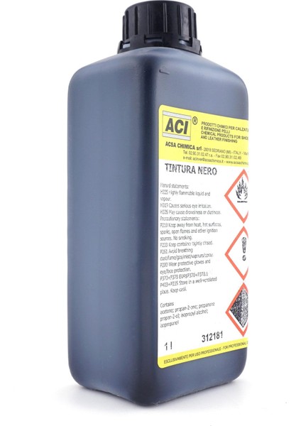Acı Tintura Nero 1 Litre Profesyonel Siyah Deri Renk Değiştirme Boyası fiyatları