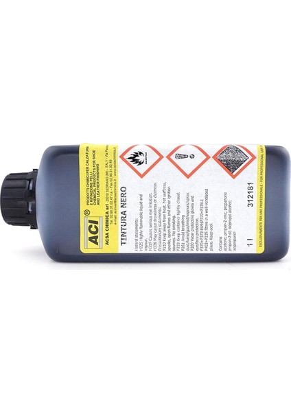 Acı Tintura Nero 1 Litre Profesyonel Siyah Deri Renk Değiştirme Boyası modelleri