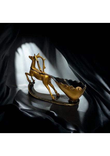 Yılbaşı Geyik Şaraplık Şişe Tutucu