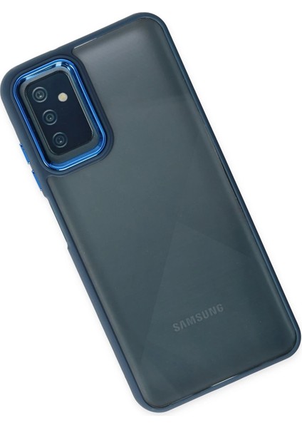 Samsung Galaxy M13 Elegant Clear Case (Şeffaf Kılıf) - Stylish Protective Cover - Mavi modelleri