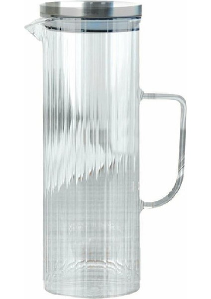 Sürahi Cam Borosilikat Metal Kapak Kiki 1.5 Lt TR-6036