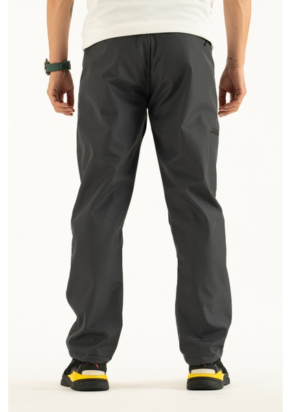 Erkek Gri Içi Polar Su Itici Rüzgar Geçirmez Kışlık Softshell Outdoor Pantolon fırsatları