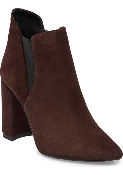 Kahve Deri Kadın Bot - K25K1BT68285-B85