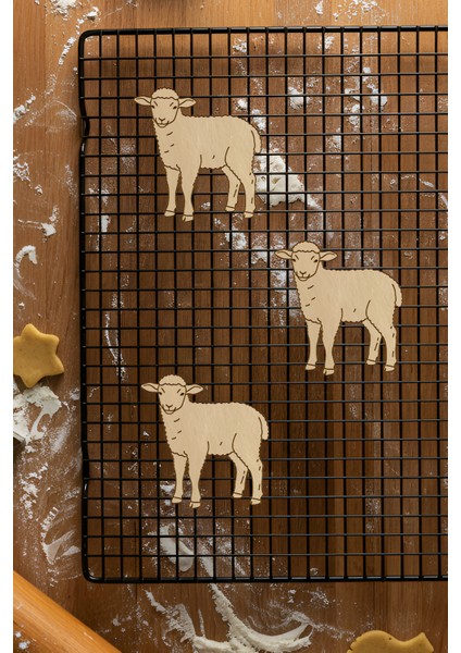 Koyun Kurabiye Kalıbı, Hamur Şekillendirici, Bisküvi Kalıbı, Kolay Kesim Ucu fiyatları