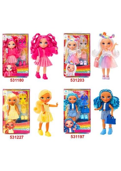 Rainbow High Littles Moda Bebeği Shine Brighter Together 5li Set