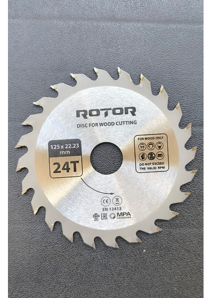 Daire Testere Bıçağı ROTOR 125*22,23 24T Ahşap kesme diski fiyatları