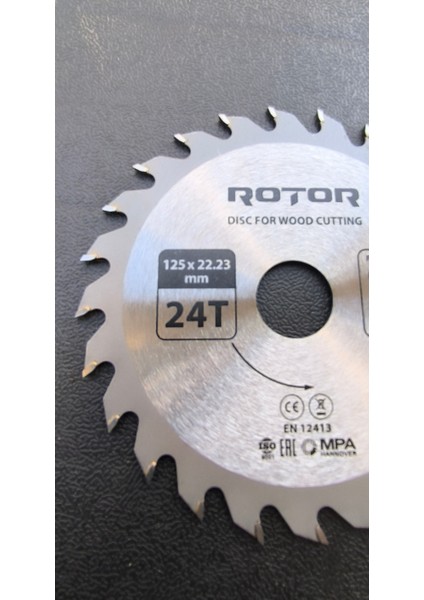 Daire Testere Bıçağı ROTOR 125*22,23 24T Ahşap kesme diski modelleri