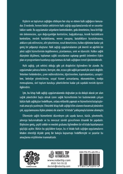 Halk Sağlığı El Kitabı modelleri