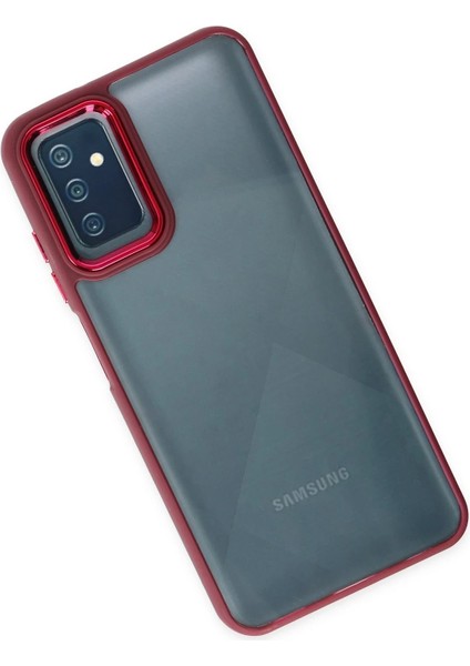 Samsung Galaxy M13 Elegant Clear Case (Şeffaf Kılıf) - Stylish Protective Cover - Kırmızı modelleri