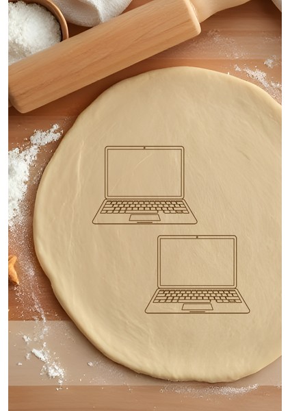 Bilgisayar Kurabiye Kalıbı, Hamur Şekillendirici, Bisküvi Kalıbı, Kolay Kesim Ucu