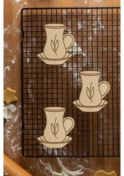 Çay Bardağı Kurabiye Kalıbı, Hamur Şekillendirici, Bisküvi Kalıbı, Kolay Kesim Ucu fiyatları