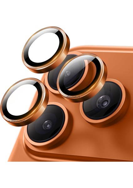 Apple iPhone 17 Pro & iPhone 17 Pro Max Kamera Koruma Lens Koruyucu Temperli Cam Uygulama Aparatlı