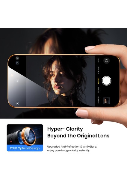 Apple iPhone 17 Pro & iPhone 17 Pro Max Kamera Koruma Lens Koruyucu Temperli Cam Uygulama Aparatlı fiyatları