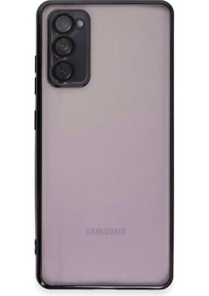 Samsung Galaxy S20 Fe Crystal Shield Lensli Silikon (Lens Protector / Kamera Koruyucu Kılıf) - Siyah fiyatları