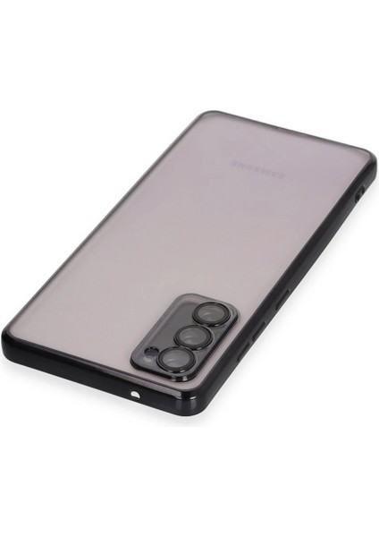 Samsung Galaxy S20 Fe Crystal Shield Lensli Silikon (Lens Protector / Kamera Koruyucu Kılıf) - Siyah modelleri